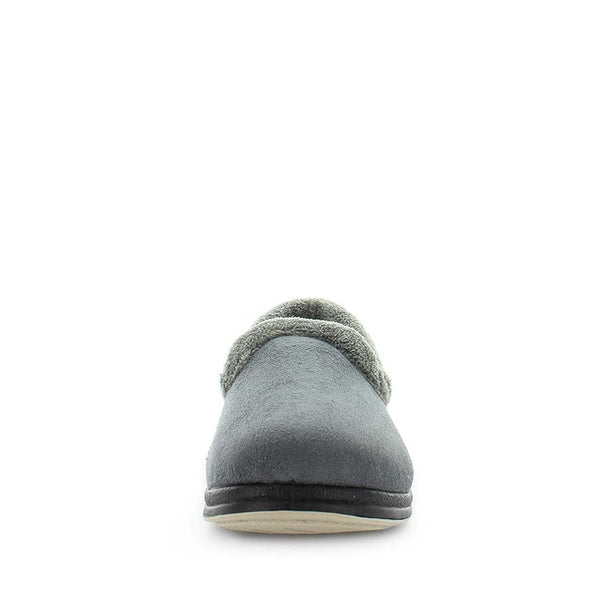 Emille Slippers - Charcoal Grey