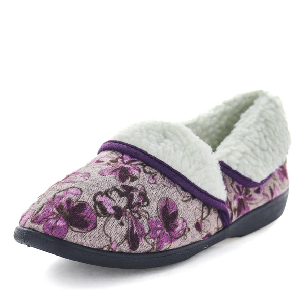 Eba 4 Slippers - Purple Floral