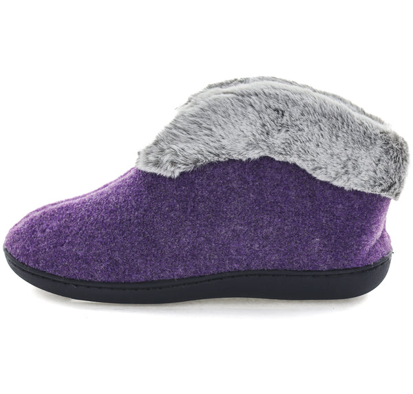 Ebissa Bootie Slippers - Purple