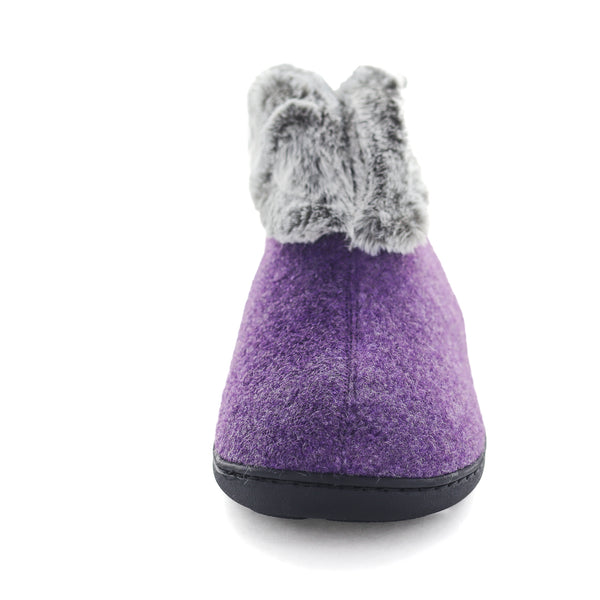 Ebissa Bootie Slippers - Purple