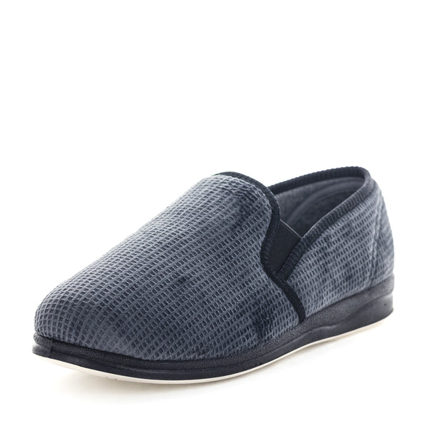 Eden Slippers - Grey Waffle