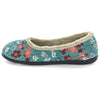 Elgin Slippers - Green Floral