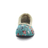 Elgin Slippers - Green Floral