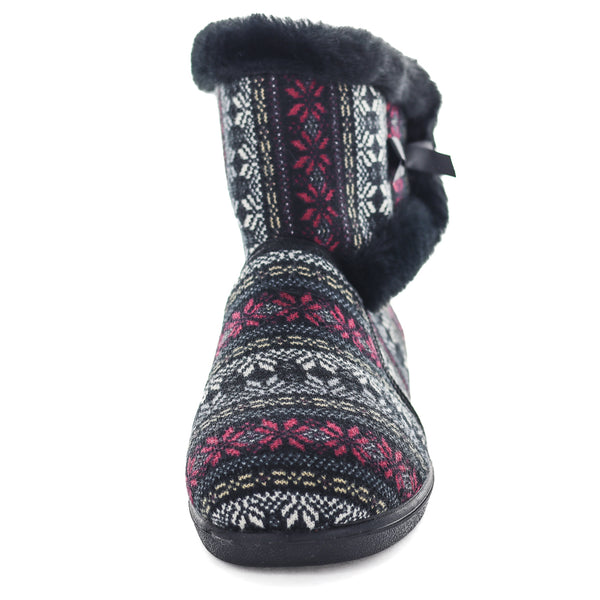 Ellidy Bootie Slippers - Black Multi