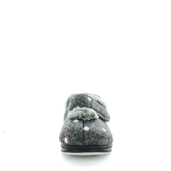 Emee Slippers - Grey Floral