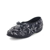 Emilia Slippers - Black Floral