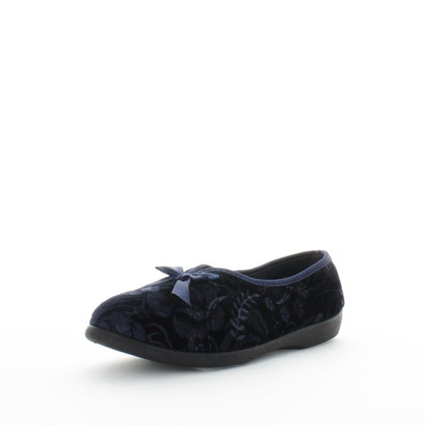 Emilia Slippers - Blue Floral