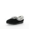 Eriana Slippers - Black Metallic