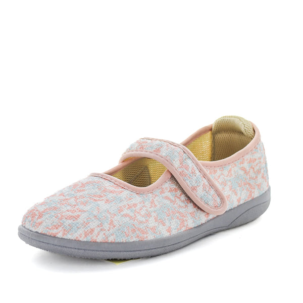 Esabela Slippers - Peach Print