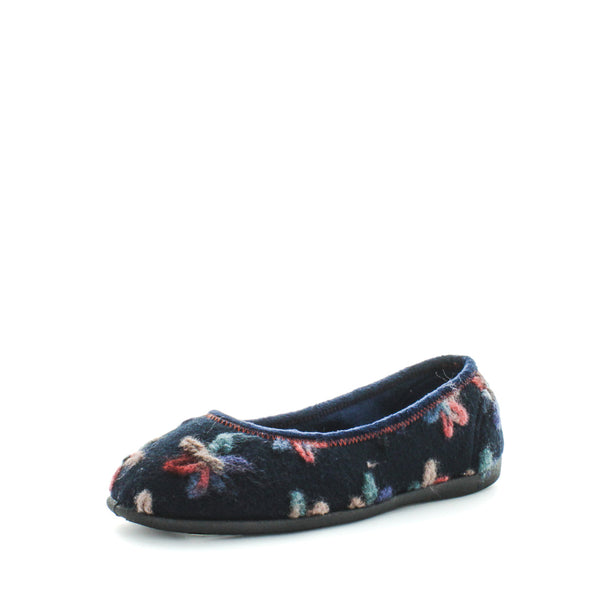 Espera Slippers - Navy Embroidery
