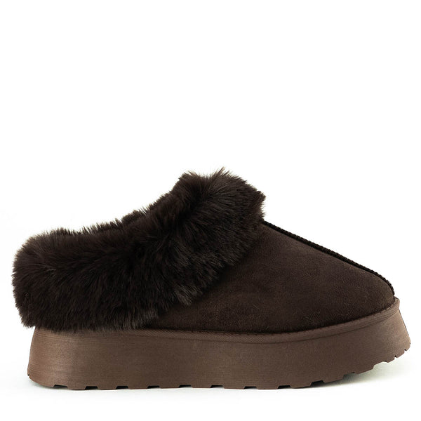 Essie Slippers - Chocolate