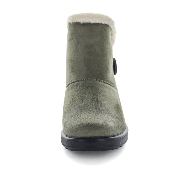 Eugenia Bootie Slippers - Khaki