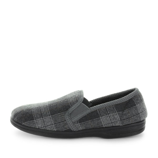 Edword Slippers - Grey Check