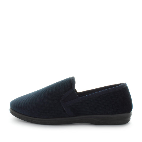 Edword Slippers - Navy Cord