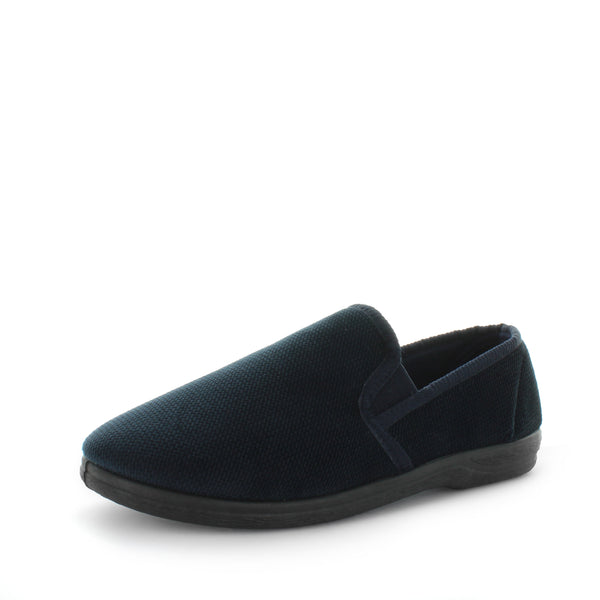 Edword Slippers - Navy Cord