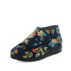 Efran Bootie Slippers - Navy Floral