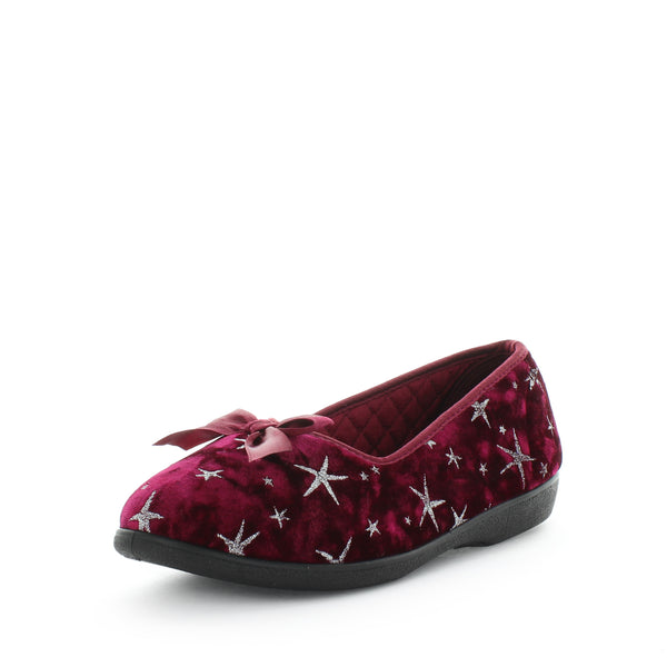 Emilyn Slippers - Cherry