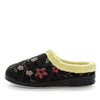 Endy Slippers - Black Embroidery