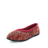 Enila Slippers - Red Floral