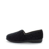 Ethany Slippers - Black Embossed
