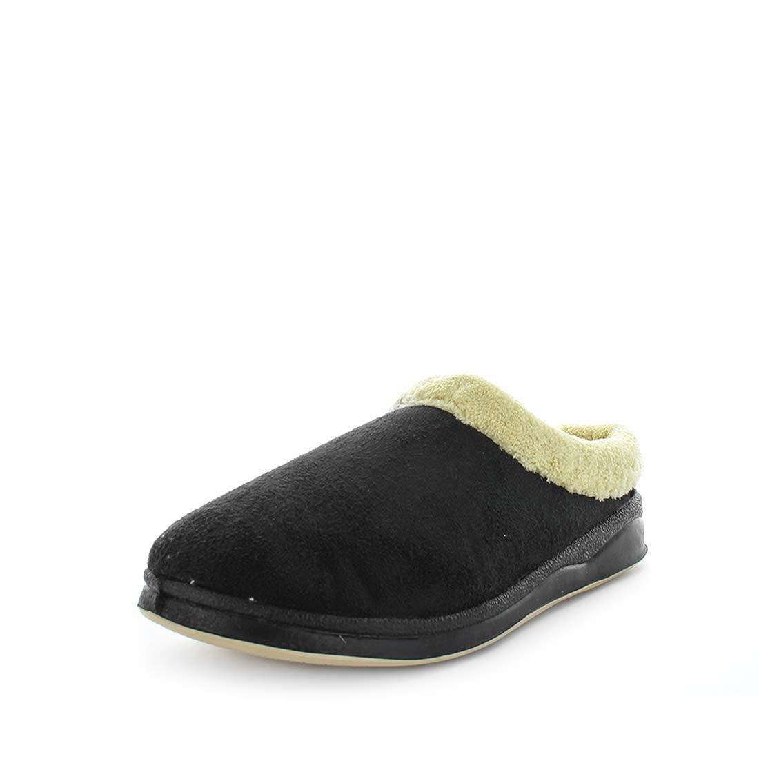 womens slippers - camel Endy slipper, by panda Slippers. A scuff style slipper with a micro-terry design for warmth and an extra comfy fit with anon slip sole.
