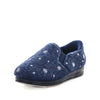 Eleanor STEPPINS Slippers - Navy Flower