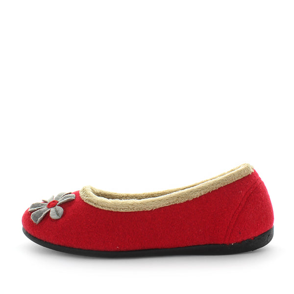 Elgin Slippers - Red