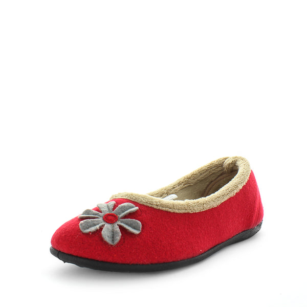 Elgin Slippers - Red