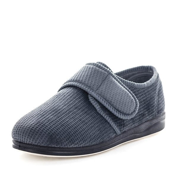 Eli Slippers - Grey Waffle