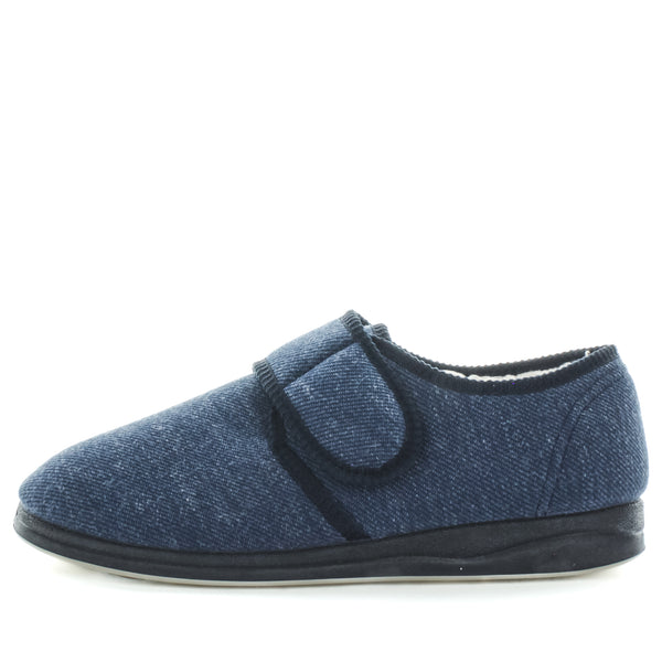 Eli Slippers - Navy Knit