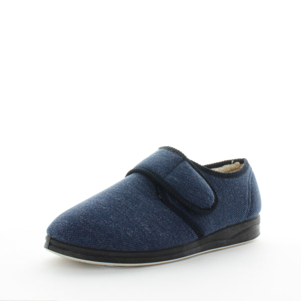 Eli Slippers - Navy Knit