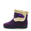 Ellidy Bootie Slippers - Purple Knit