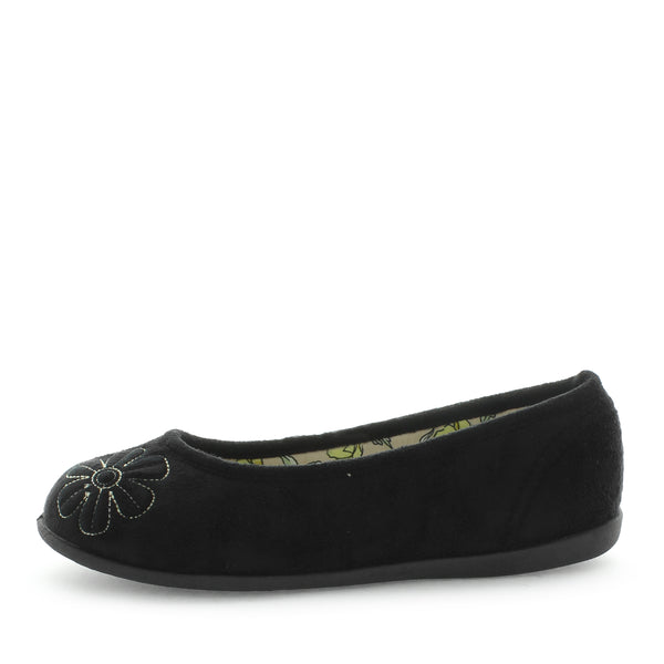 Emaria Slippers - Black