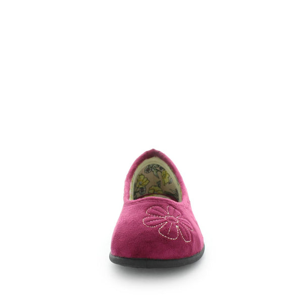 Emaria Slippers - Cerise