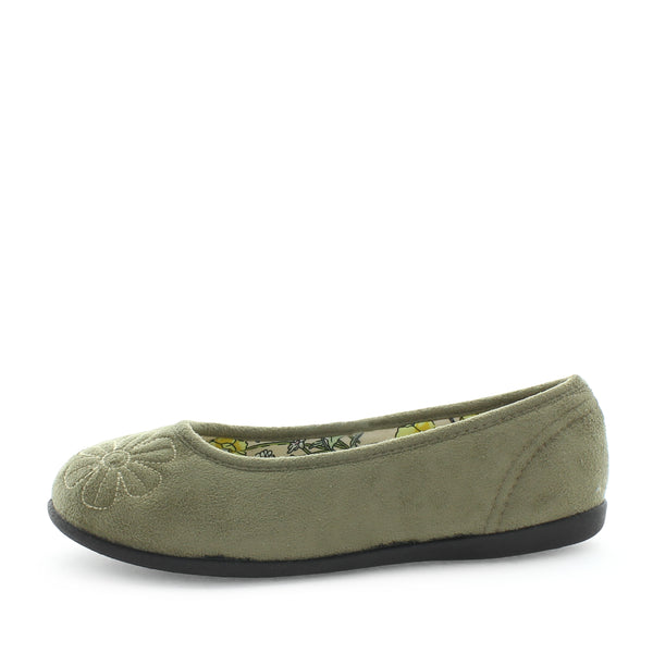 Emaria Slippers - Khaki