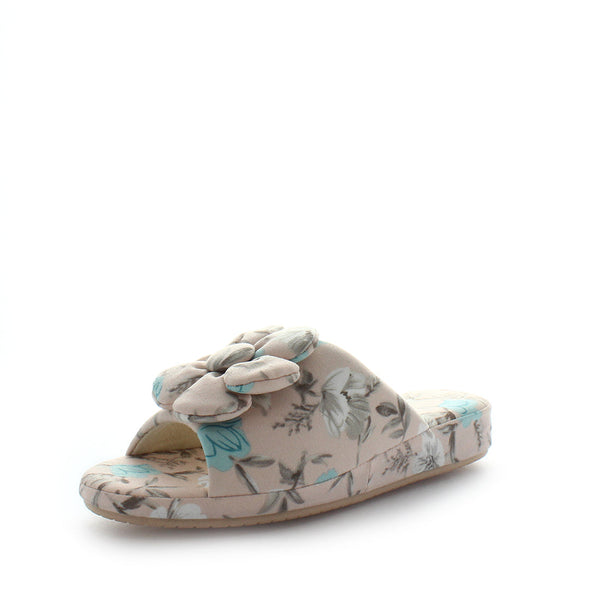 Enchant Slippers - Blue Flower