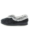 Eriana Slippers - Black Metallic