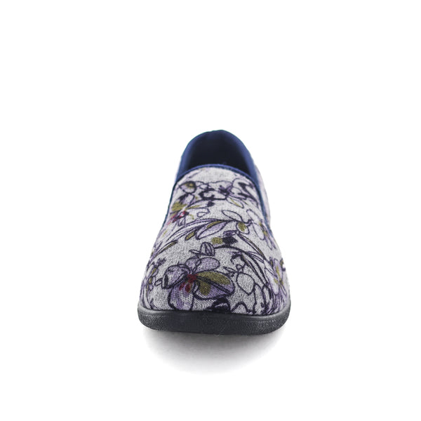 Erta Slippers - Purple Floral