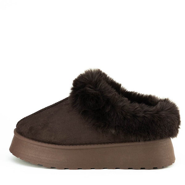 Essie Slippers - Chocolate