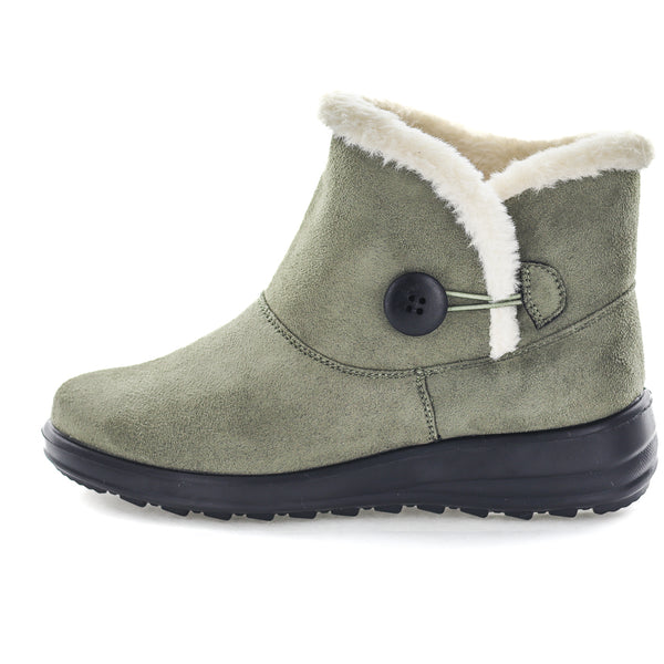 Eugenia Bootie Slippers - Khaki