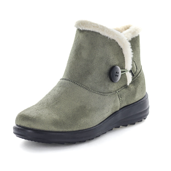 Eugenia Bootie Slippers - Khaki
