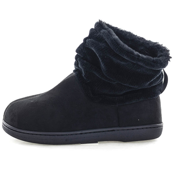 Evelyn Bootie Slippers - Black