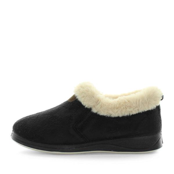 Elivia Bootie Slippers - Black