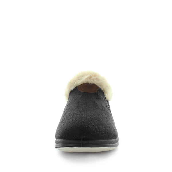 Elivia Bootie Slippers - Black
