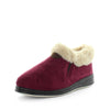 Elivia Bootie Slippers - Burgundy