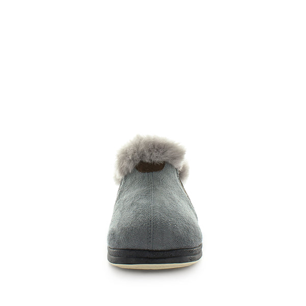 Elivia Bootie Slippers - Grey