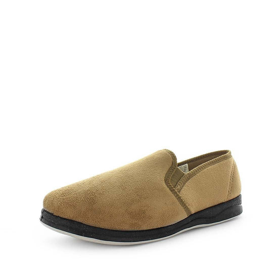 Load image into Gallery viewer, The best classic mens slipper, Eden by panda slippers. A slip on style slipper with soft materials and comfy fit design for indoor wear. - panda slippers - mens comfort slippers - padded foot
