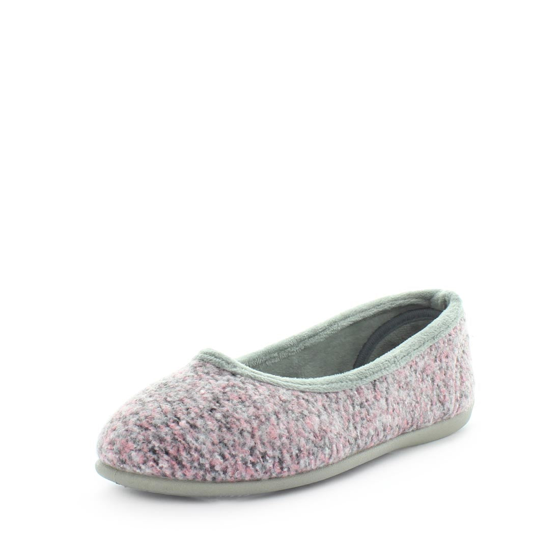Load image into Gallery viewer, Elera panda slippers, women&amp;#39;s comfort ballet slippers, women&amp;#39;s ballet slippers with a wool like textured upper, soft velour lining and a non-slip outsole for your comfort and fit, comfort ballet ladies slippers, comfort slippers for women
