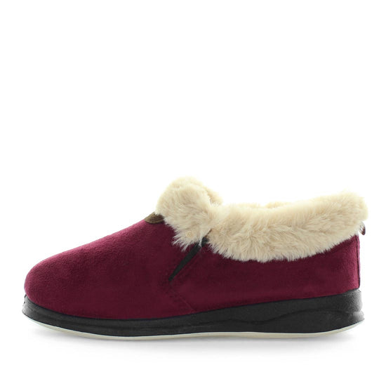 Elivia by panda slippers - comfort slippers - women's slippers - boot style slippers - slipper boots - fur collar and fur lining slipper with warm and comfy fit and twin gussets for easy slip on and off