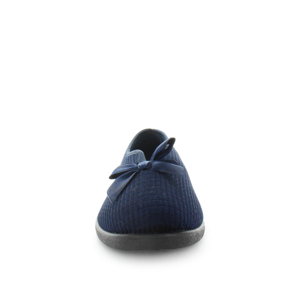Load image into Gallery viewer, EMILIA by PANDA  - Flat style comfort slippers - comfort slippers weith a cute little bow and satin style lining and sock - comfort slippers
